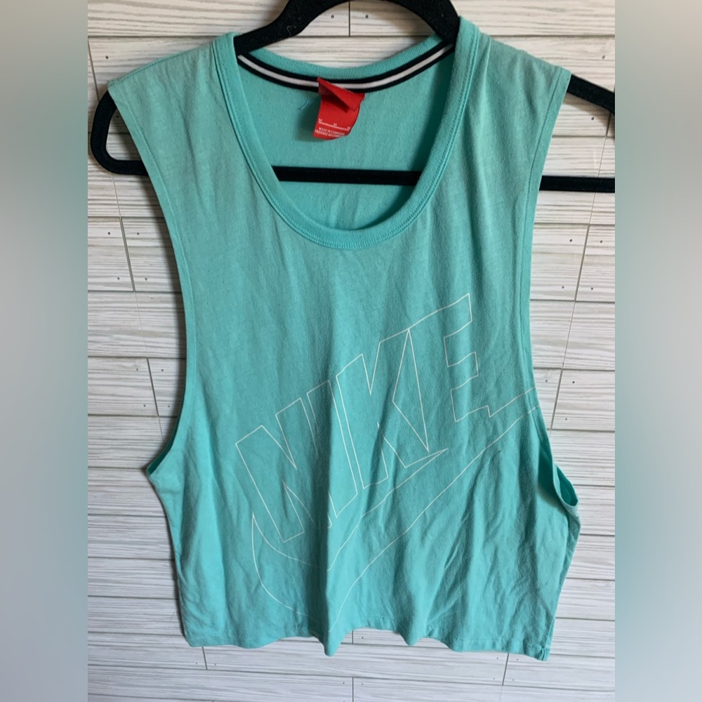 Nike Women’s Mint Green Muscle Tank - Sleeveless Athletic Top